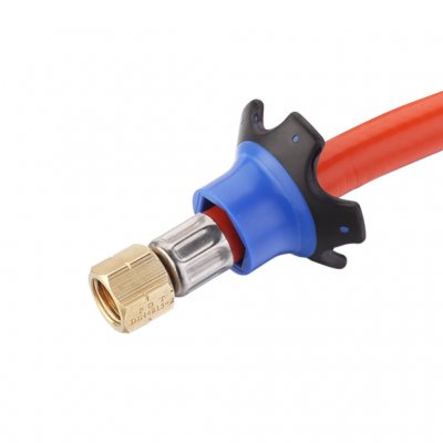 Convenient hand crank for the 1/4 thread so you don't have to use other tools