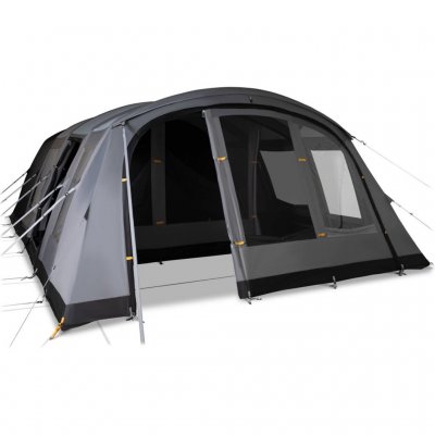 The door to the family room can be rolled completely to the side to create a fully open and airy space