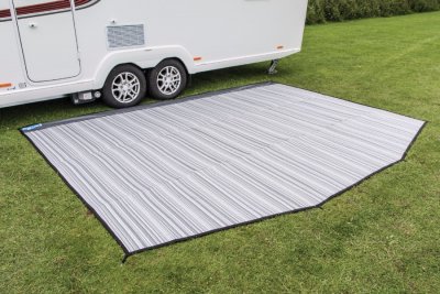 The mat is shaped awning.