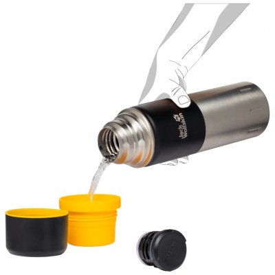 Grip-friendly coating prevents you from dropping the bottle.