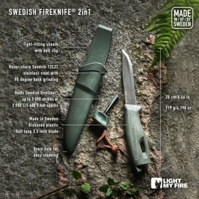 Light My Fire Swedish FireKnife BIO 2in1 