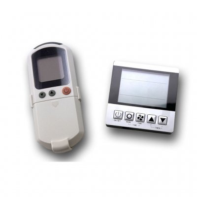 Wall-mounted digital control and wireless remote control