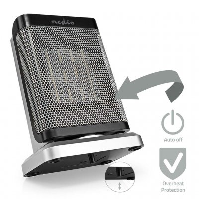 Both tip-over protection and overheat protection make it a safe heat source for your tent or awning.