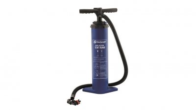 Outwell Tent pump with pressure gauge for tents and awnings.