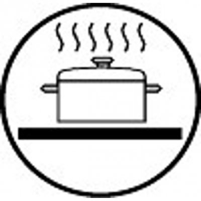 Made to withstand direct heat from pots and pans.