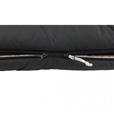 Two-way zip allows the foot end to be opened as well on warm nights.