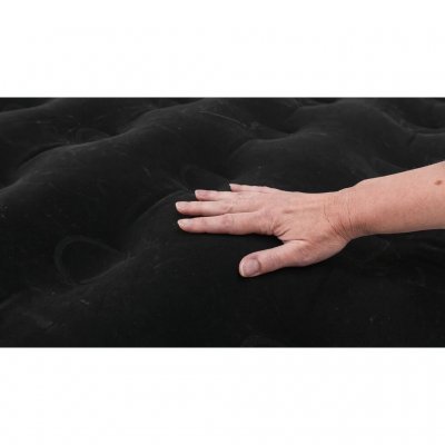 The soft velour top makes it very cozy to sleep on.