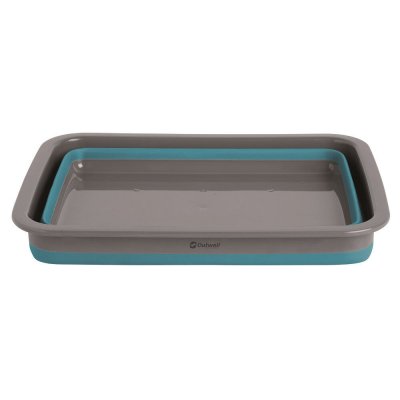 Folded position on the countertop makes it a pack-friendly addition to the camping equipment