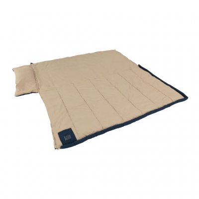 Open the zipper fully and use the Outwell Contour Lux XL as a duvet.