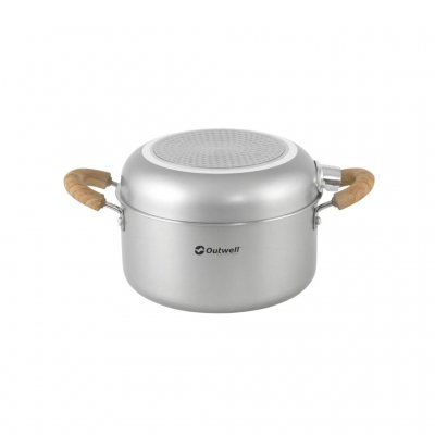 All the cookware fits inside the large pot, for a small and convenient pack size.