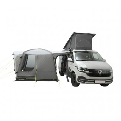 Outwell Pine Hills on the side of the car with the door closed.