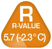 R-Value: 5.7 ( -23 °C)