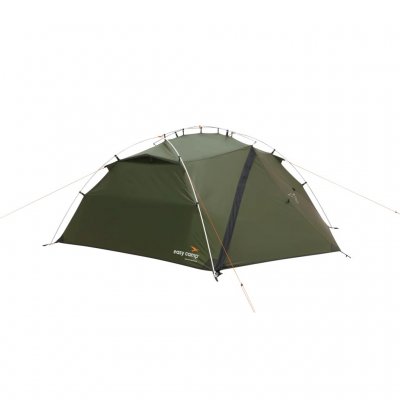 Easy Camp Rago 3 – affordable 3 -person tent, viewed from a rear angle.