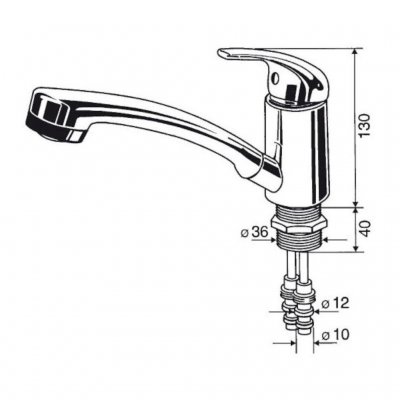 Reich Kama Duett Single-Lever Mixer