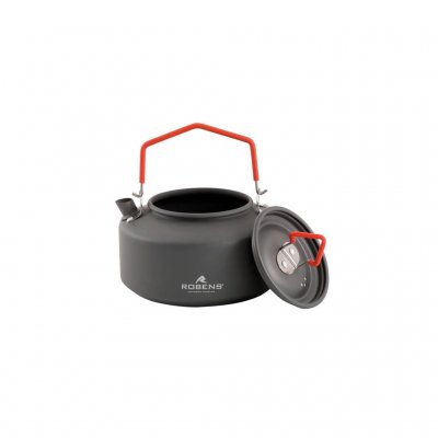 The kettle has a bail handle so it can be hung on a hook over the fire.