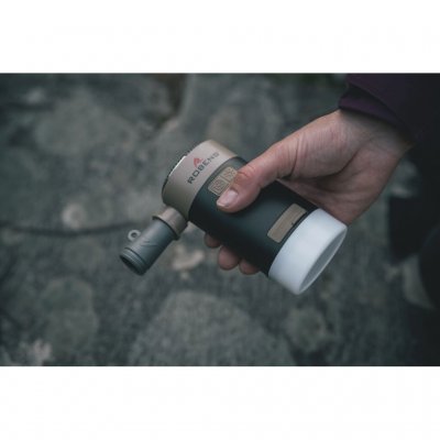 Compact and durable battery-powered air pump that is perfect for inflating sleeping mats, air mattresses, or inflatable furnitur