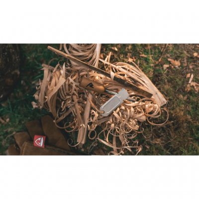 Fire starter for lighting a fire, a camping stove or a camping burner without matches.