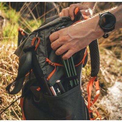 The stool takes up very little space in your pack.