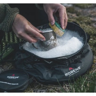 Basin that can be used, for example, for washing dishes or carrying water.