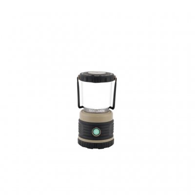 Compact and powerful camping lamp with brightness up to 1000 lumens.
