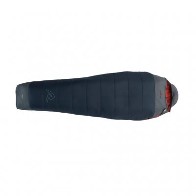 The sleeping bag has extra space in the foot area, is extra wide and mummy-shaped, allowing you to move more easily inside the s