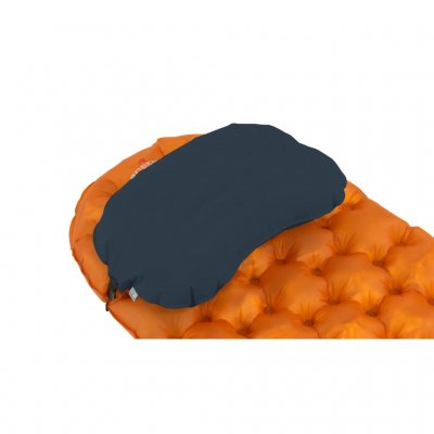 Inflatable pillow with ergonomic design