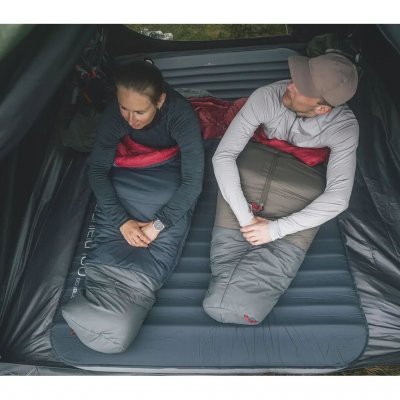 Thanks to the foam filling, the sleeping mat is comfortable for two people to sleep on, as it distributes weight and provides ma