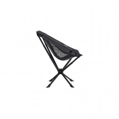 Pack-friendly camping chair with an aluminium frame, a seat in ripstop nylon and breathable mesh side panels.