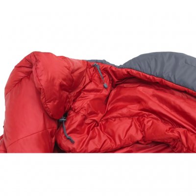 The hood’s upper and lower adjustments use cords of different thicknesses for easy adjustment even in the dark.