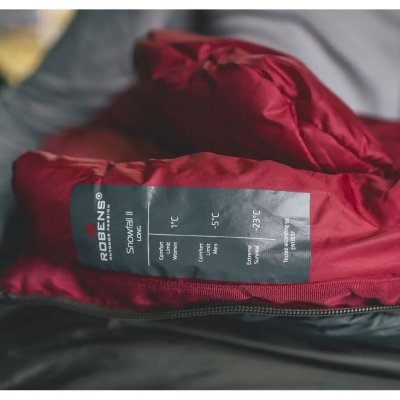 Sleeping bag suitable from spring to autumn.