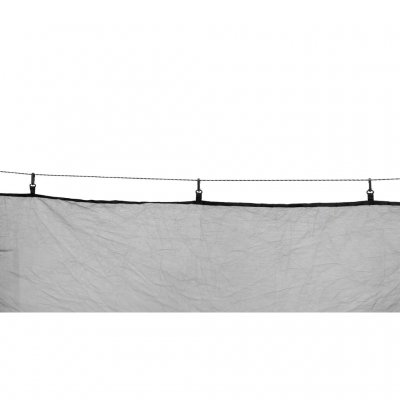 Reflective guyline makes it easy to see in the dark.