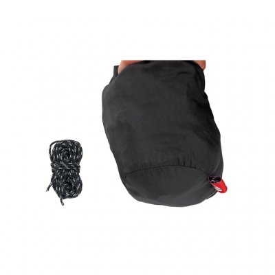 Reflective guyline makes it easy to see in the dark.