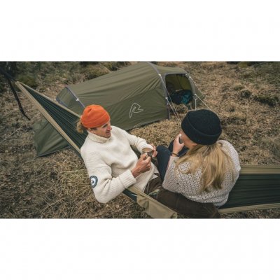 Relax in a hammock during your trip or on your camping holiday.