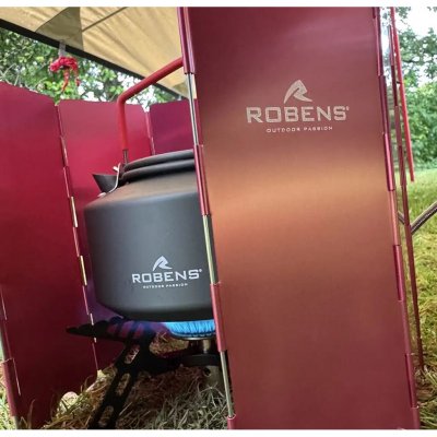 The windscreen is lightweight and tall enough to protect a burner mounted on a low gas canister.