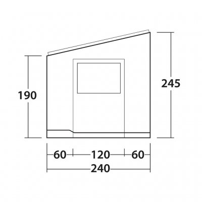 Floor plan for Outwell Sideroad