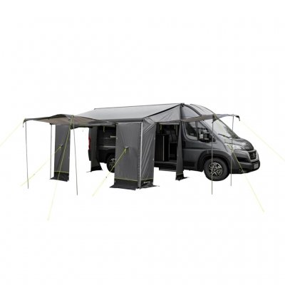 Fits awnings with a depth of 250 cm and a length of 375 cm or more.