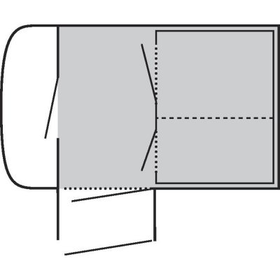 Sketch floor plan for floor protection for Easy Camp Palmdale 500