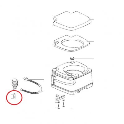 Thetford Pump Hose for Porta Potti