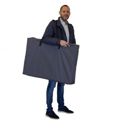 Bag for easy transportation included in the dog paddock