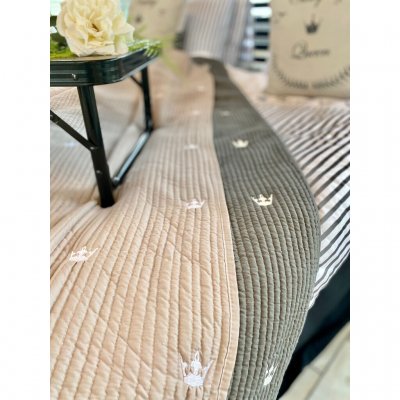 Royal Camping Bedspread 160 x 220 cm Beige