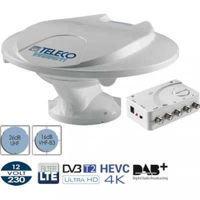 Omni-directional antennas 360° 26 dB UHF – 16 dB VHF- B3