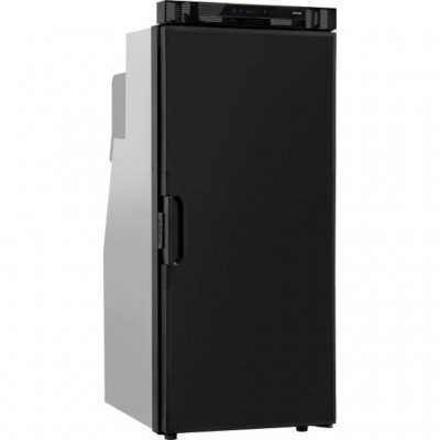 A stylish refrigerator door gives the caravan or motorhome a delightful ambiance.