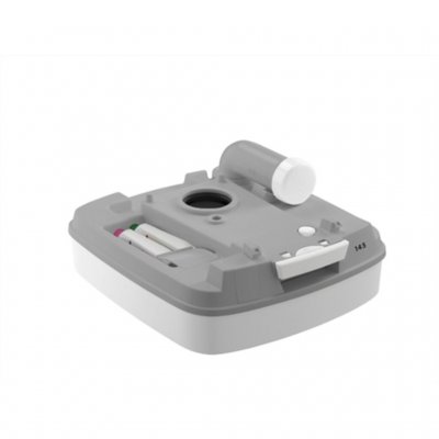 15 liter waste tank on Thetford portable toilet.