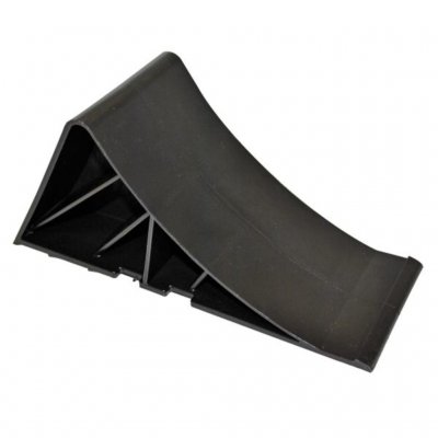 Wheel chock for car, caravan, or motorhome