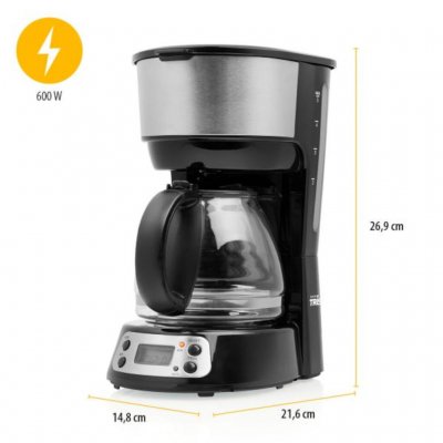 Dimensions of the Tristar coffee maker for caravan and motorhome