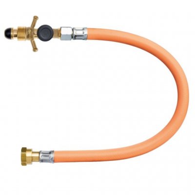 Truma LPG hose with hose break valve for caravans and mobile homes.
