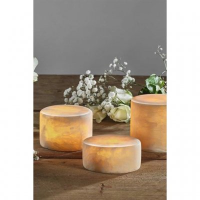 Unison Marble S Table Candle Amber