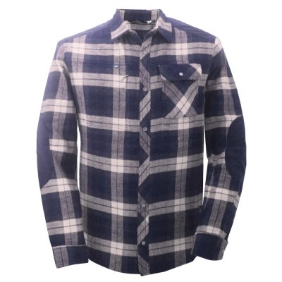 Practical and comfortable flannel shirt from Swedish 2117 manufactured in organic cotton and recycled polyester.