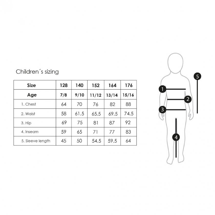 2117 Size Guide Kids